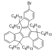 2-bromo-5,5,10,10,15,15-hexahexyl-10,15-dihydro-5h-diindeno[1,2-a:1',2'-c]fluorene